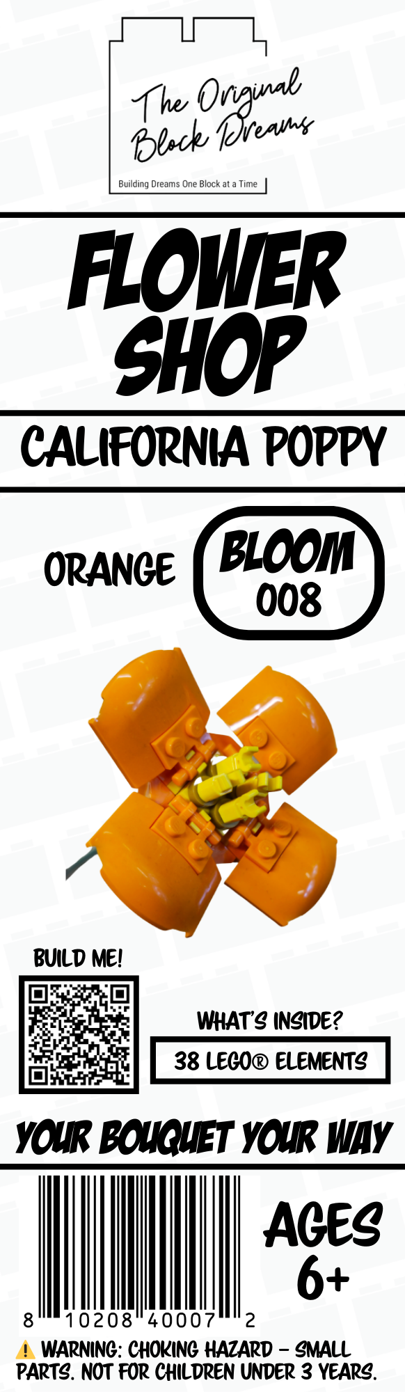 California Poppy – Orange – Bloom 008