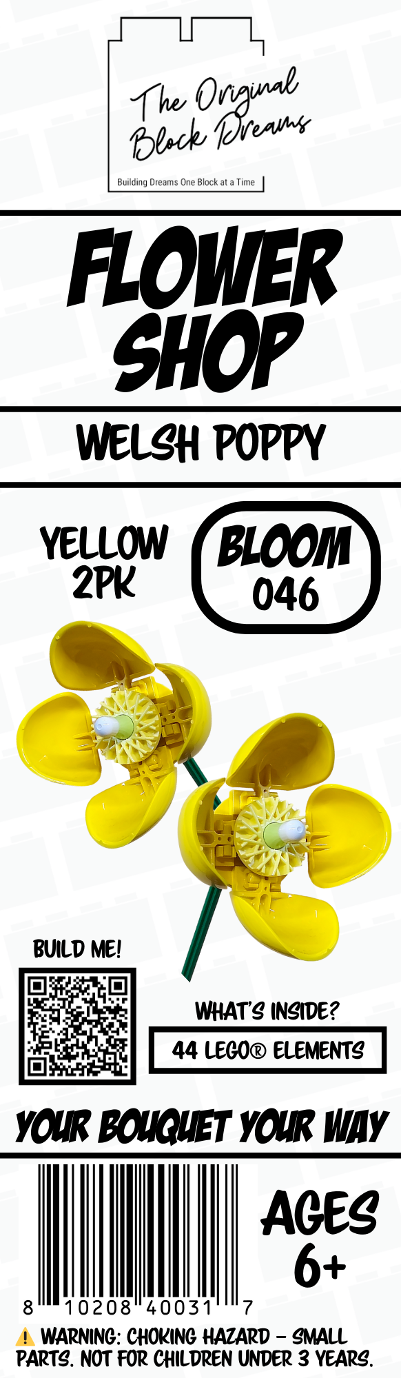 Welsh Poppy – Yellow – 2pk – Bloom 046