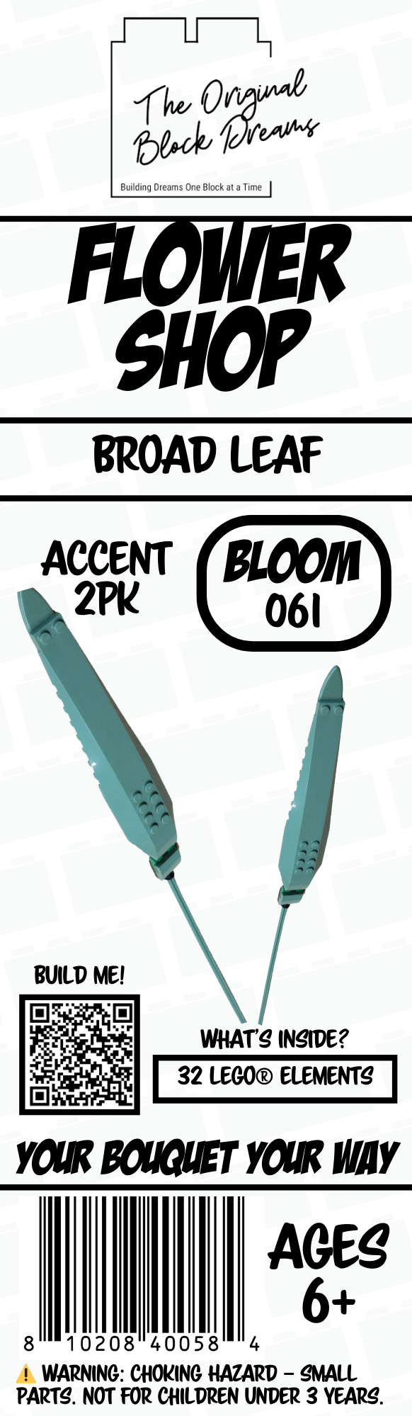 Broad Leaf Accent – 2pk – Bloom 061