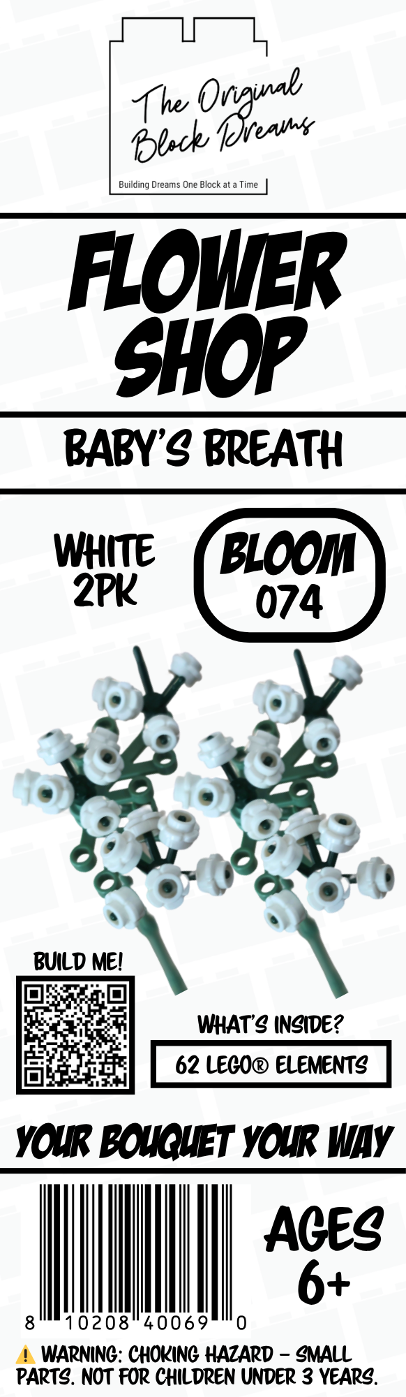 Baby's Breath Block Bloom – White 2pk – Bloom 074