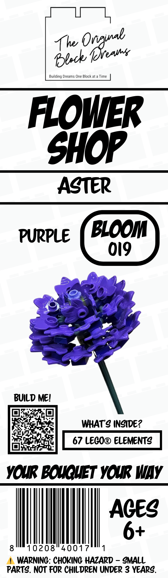 Aster – Purple – Bloom 019