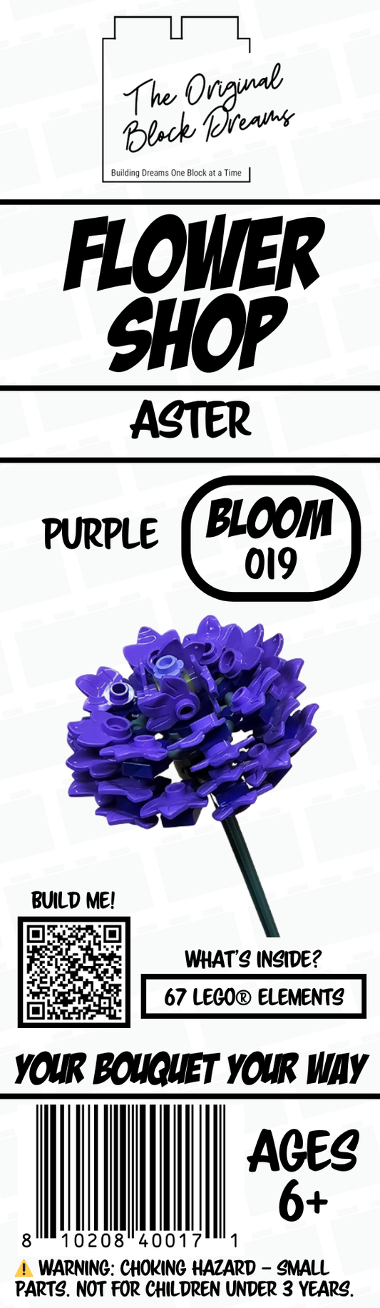 Aster – Purple – Bloom 019