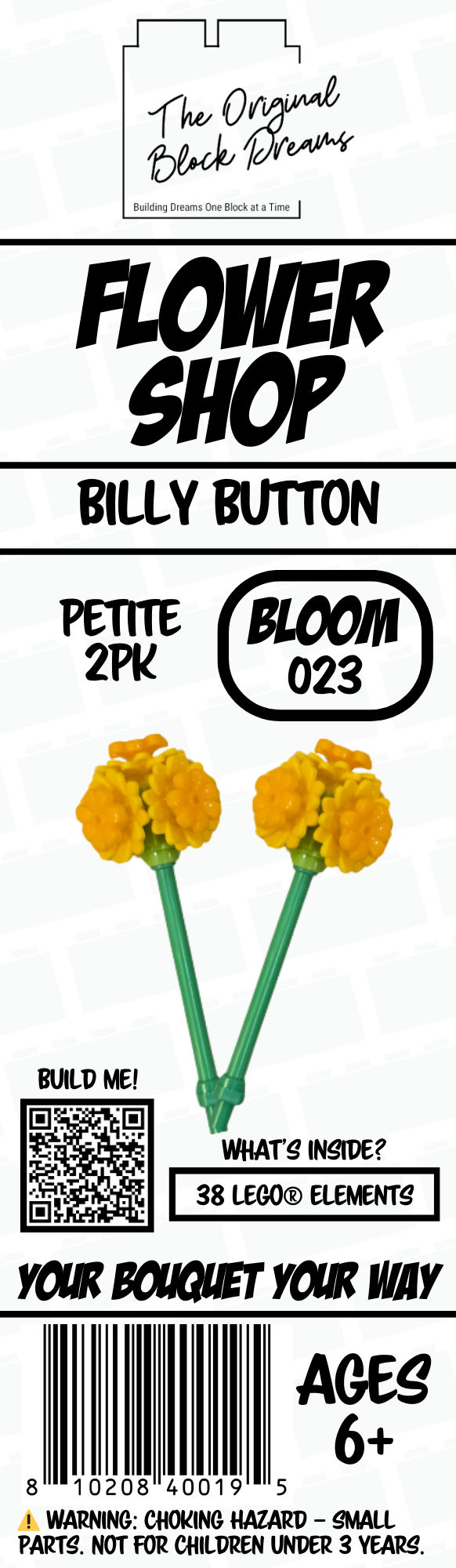 Petite Billy Button – 2pk – Bloom 023