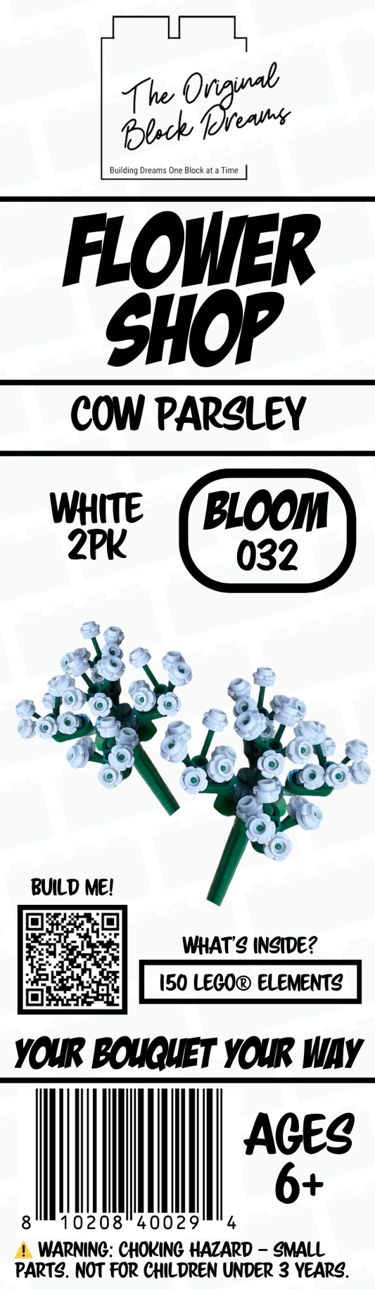 Cow Parsley – White – 2pk – Bloom 032