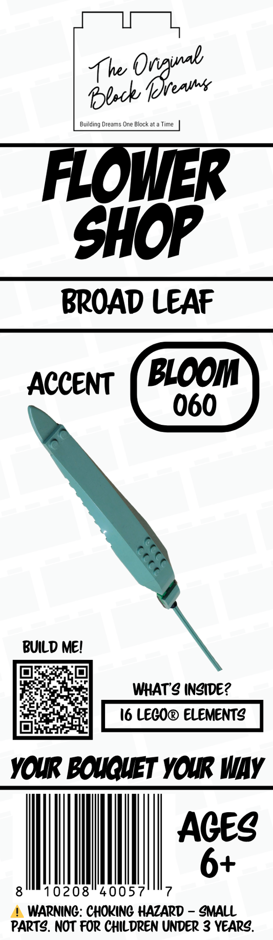 Broad Leaf Accent – 1pk – Bloom 060