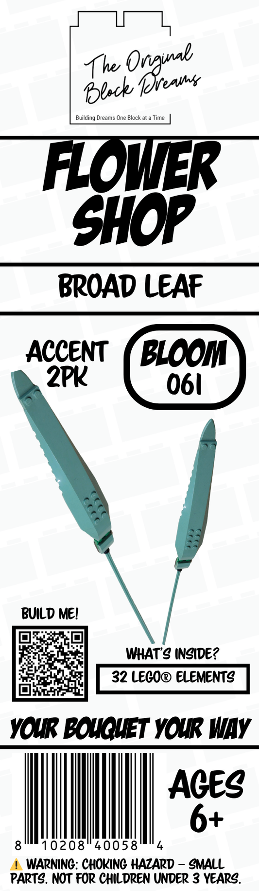 Broad Leaf Accent – 2pk – Bloom 061