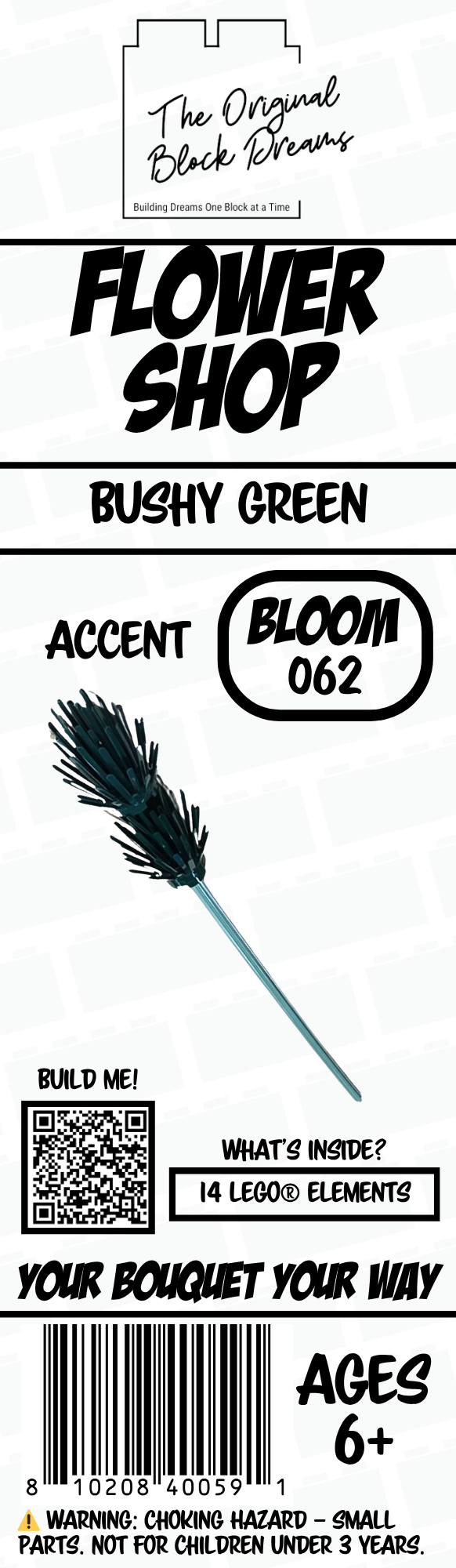 Bushy Green Accent – 1pk – Bloom 062