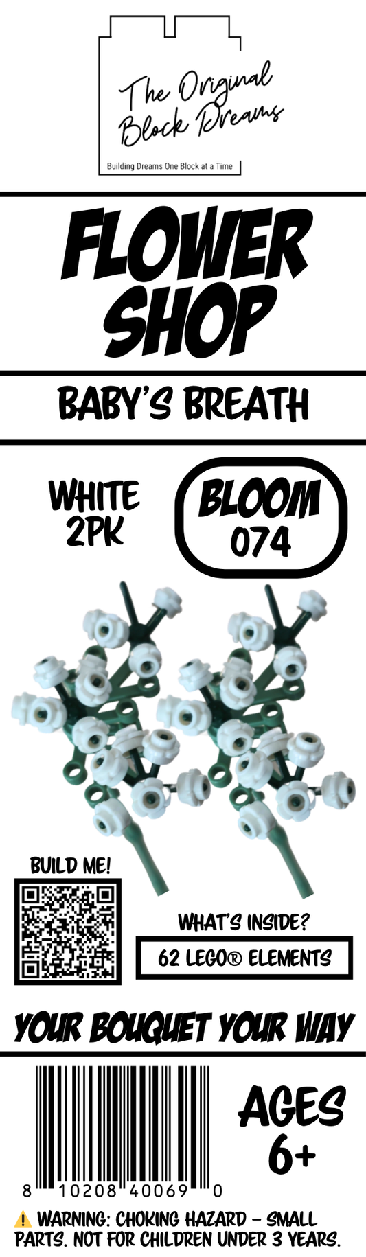 Baby's Breath Block Bloom – White 2pk – Bloom 074