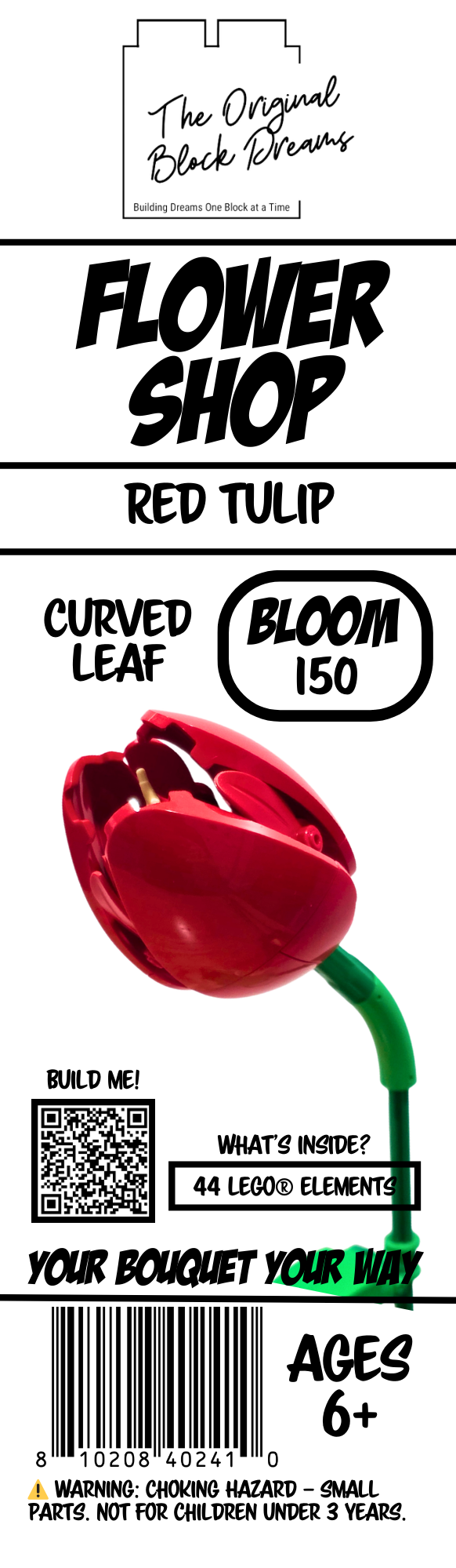 Red Tulip – Curved Leaf red-tulip-curved-leaf-bloom-150