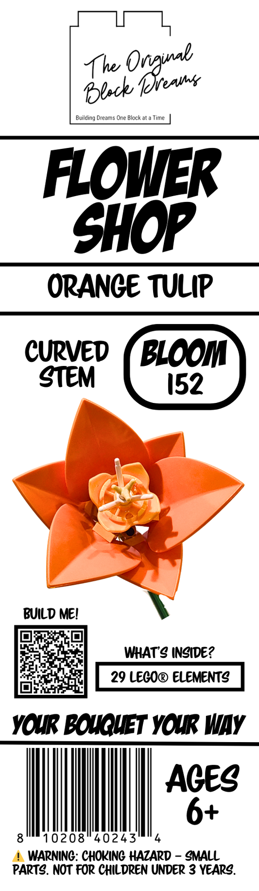 Orange Tulip – Curved Stem orange-tulip-curved-stem-bloom-152