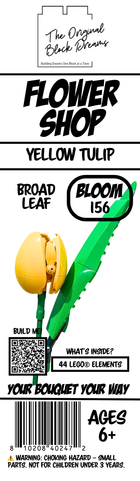 Yellow Tulip – Broad Leaf yellow-tulip-broad-leaf-bloom-156