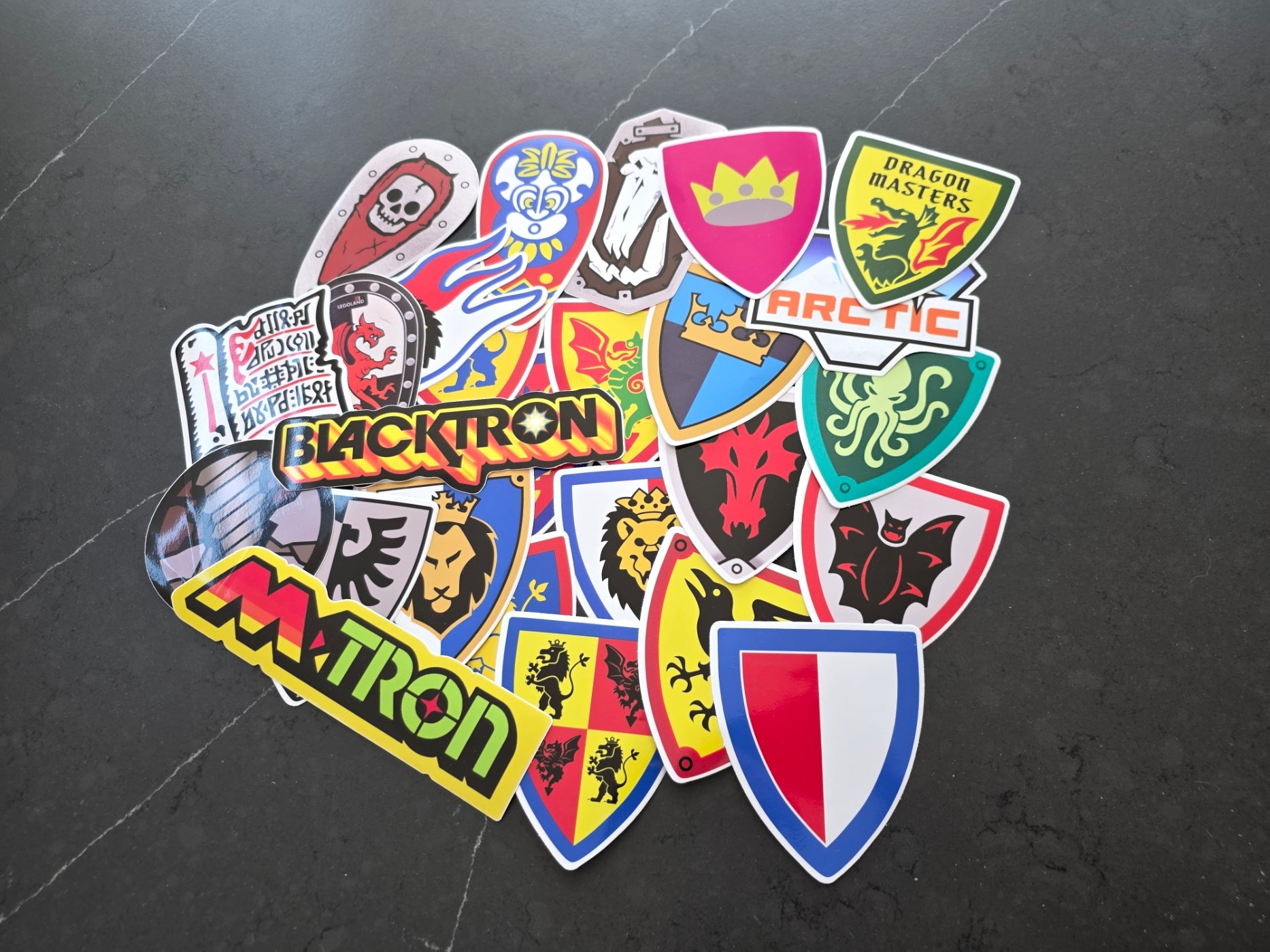 4" LEGO Decals - Pack of 100 - Castle Mix - 2-3 of Each!