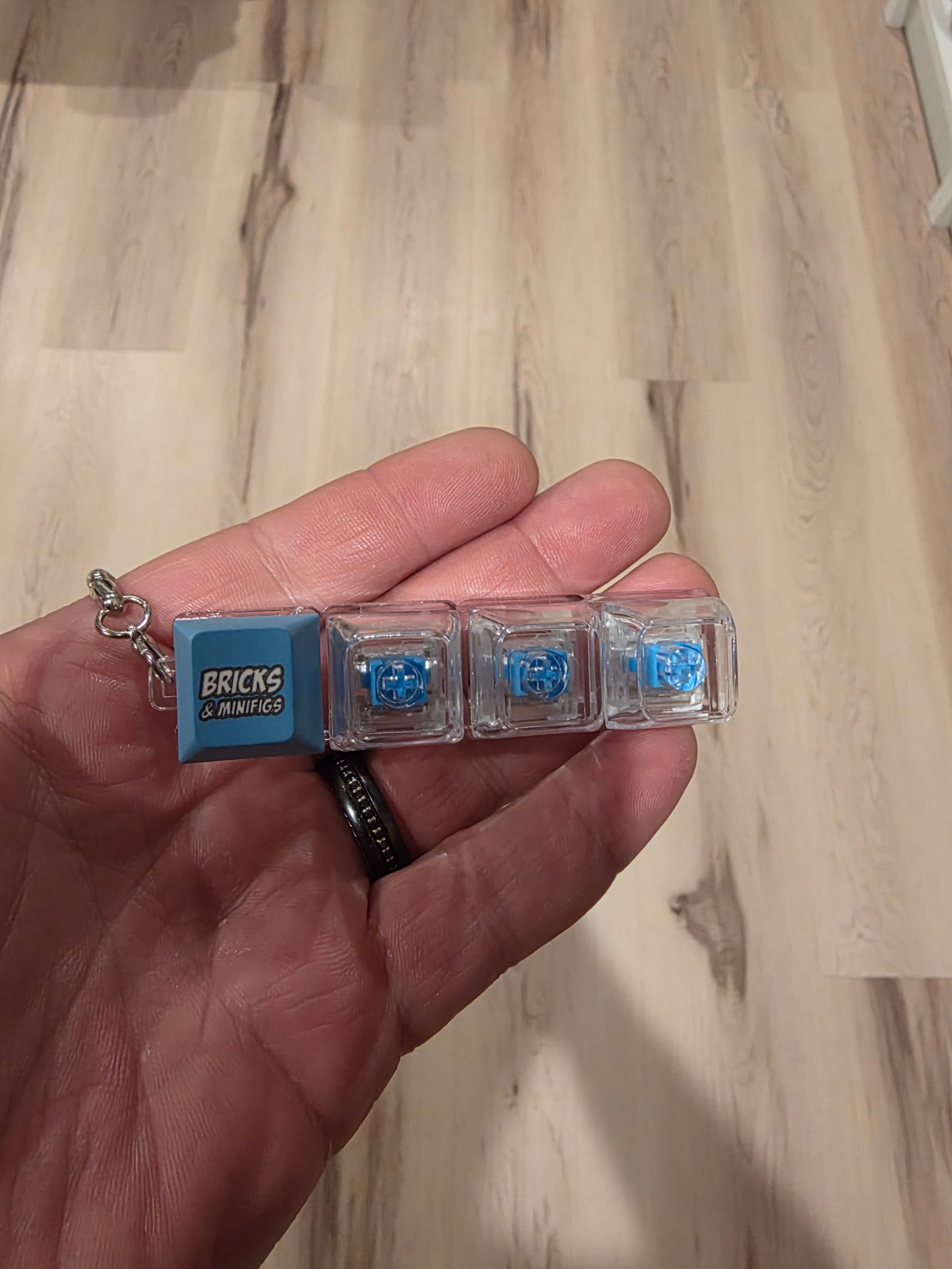 50pk - Keyboard Clicker Keychain - 4 Keys - Price includes shipping