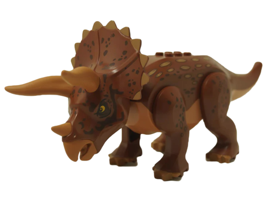 4" LEGO® Inspired Triceratops Vinyl Decal – Outdoor Rated