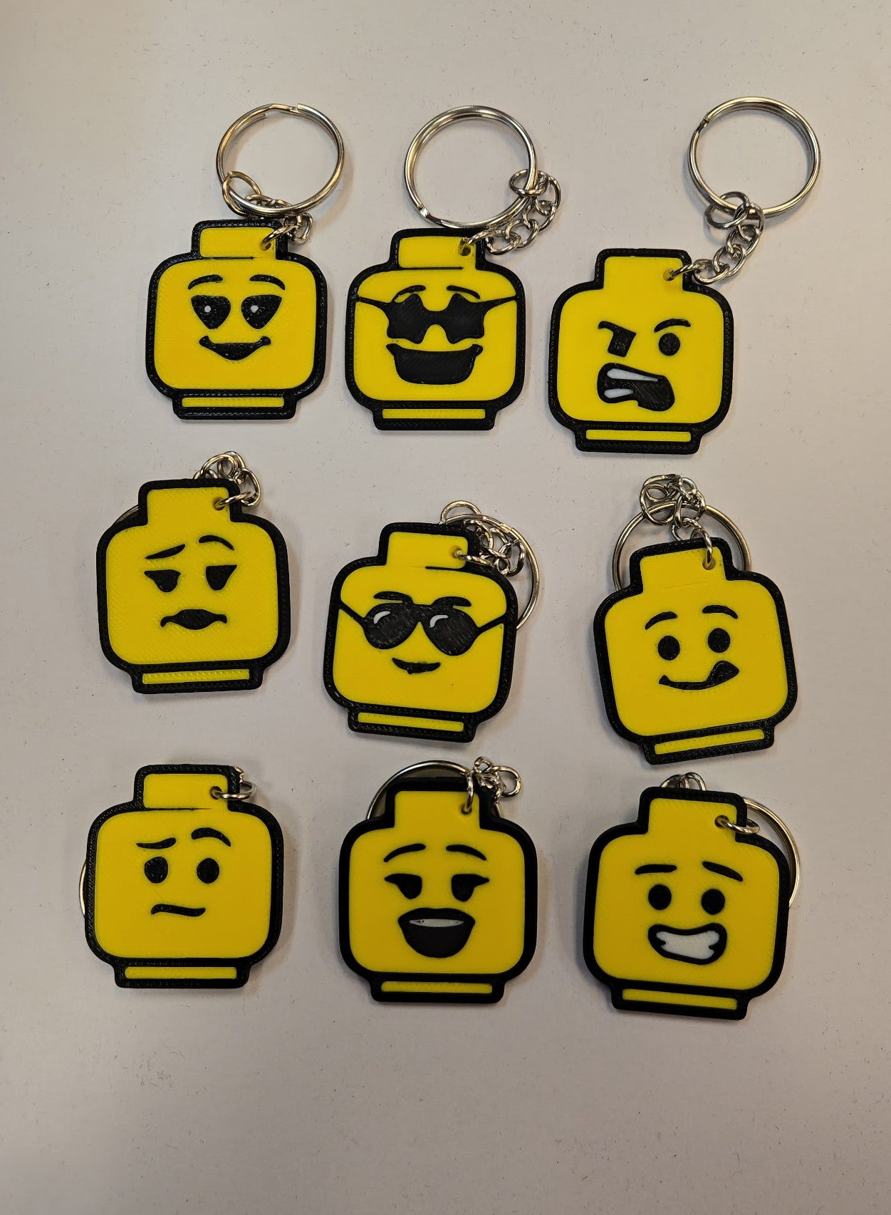 100pk - Awesome 3D Printed Keychains - Price includes shipping