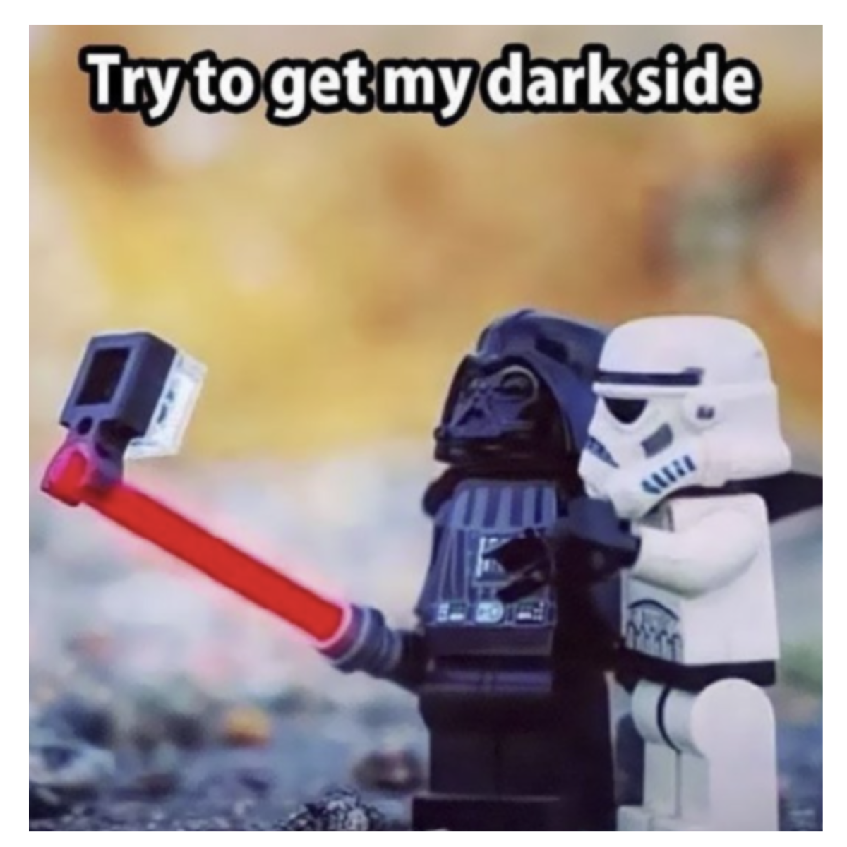 4" LEGO® Inspired Dark Side Vinyl Decal – Outdoor Rated