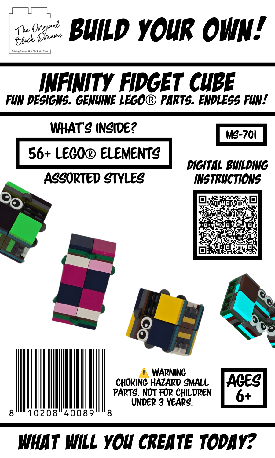 Infinity Cube - Build Your Own - Pack of 20