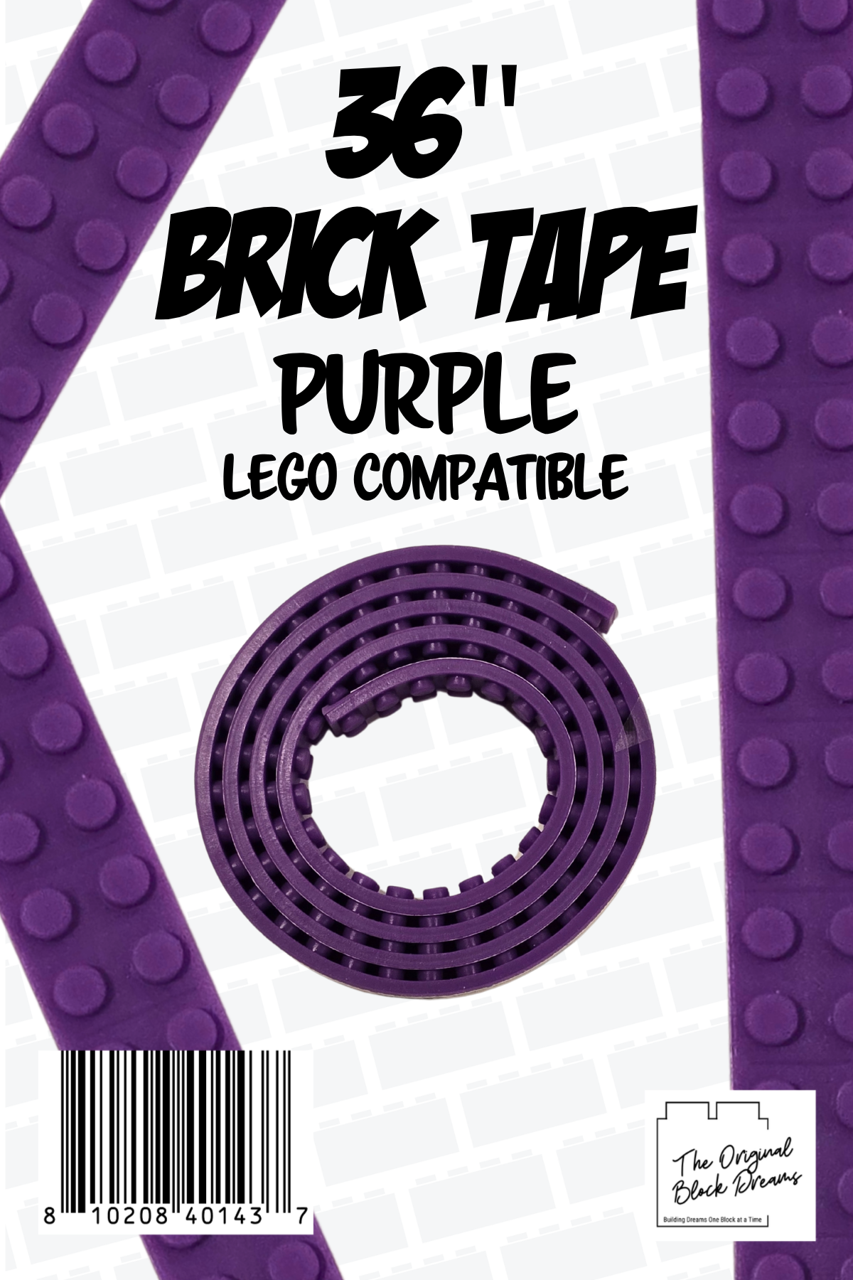 36" LEGO Compatible Brick Tape - Assorted Colors