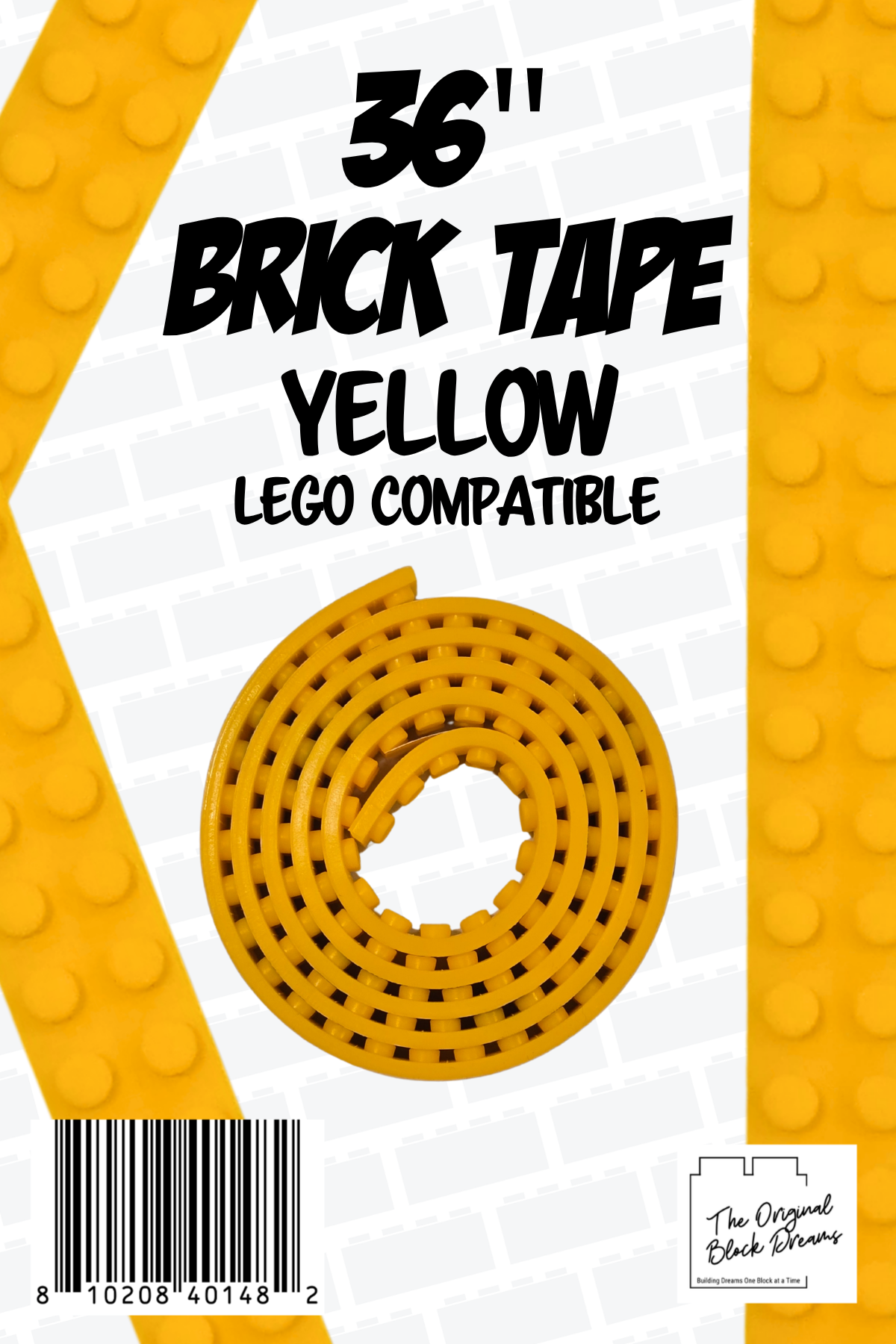 36" LEGO Compatible Brick Tape - Assorted Colors