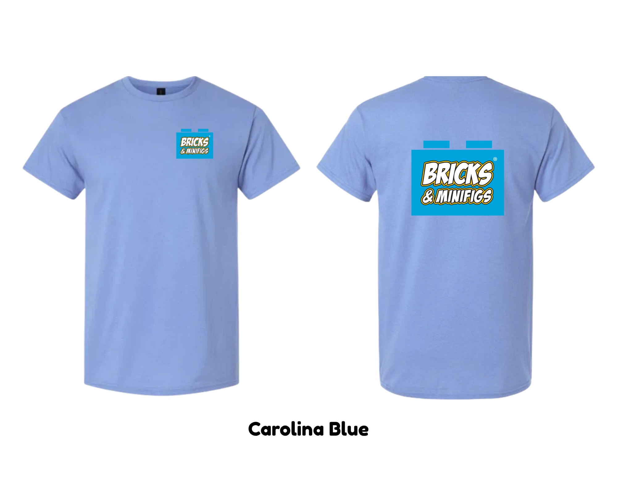 Short Sleeve Shirts - Carolina Blue - No Store Customization