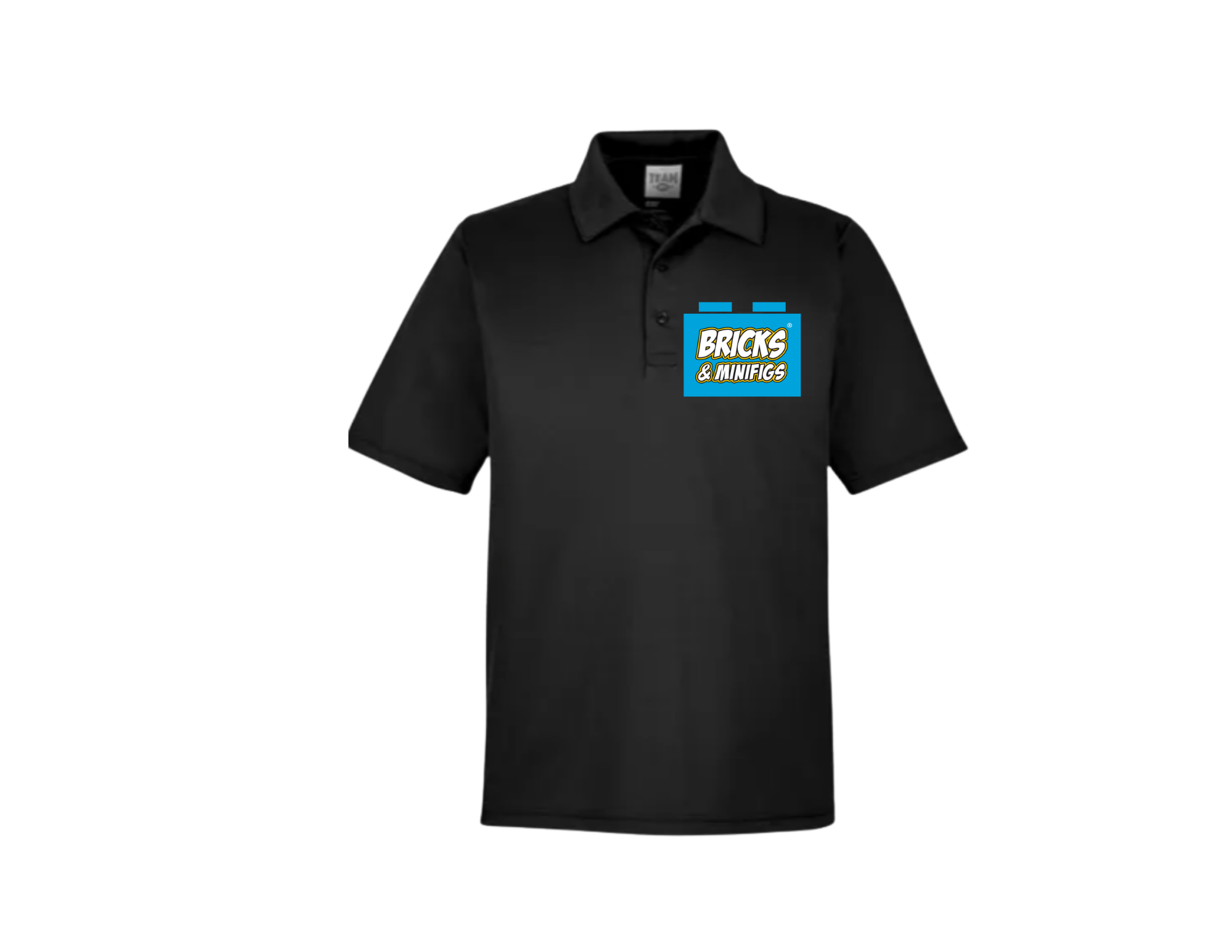 Short Sleeve Polos - Black - No Store Customization