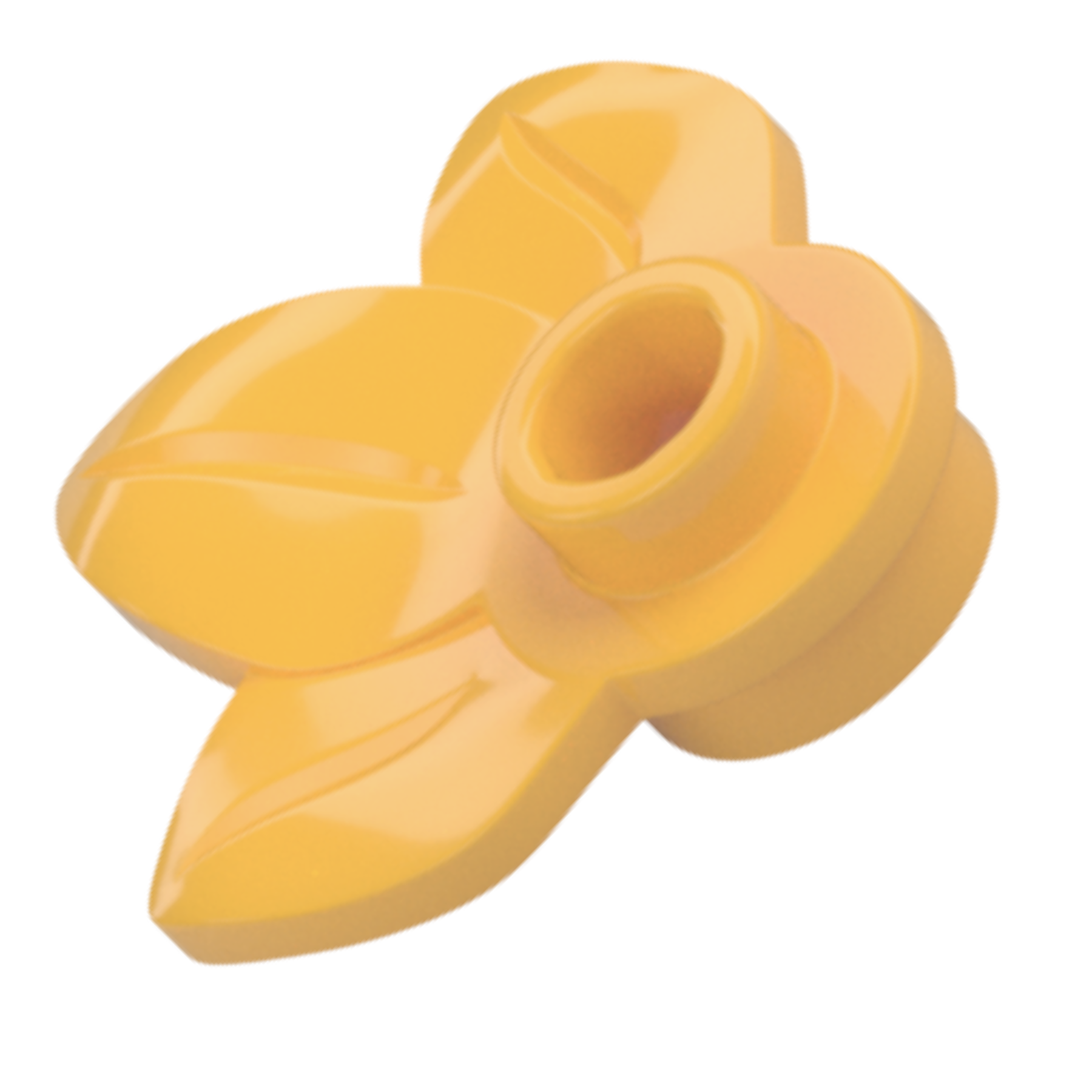 25ct Yellow Orange LEGO® 3-Leaf Petal Packs - Bloom 382