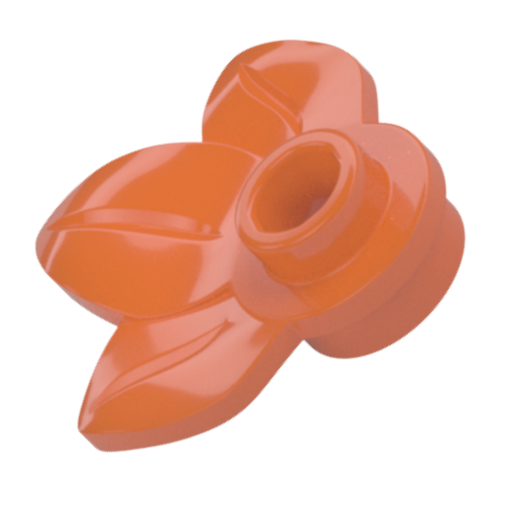 25ct Fire Orange LEGO® 3-Leaf Petal Packs - Bloom 374