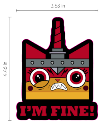 4" LEGO Decals - Pack of 100 - Assorted Mix