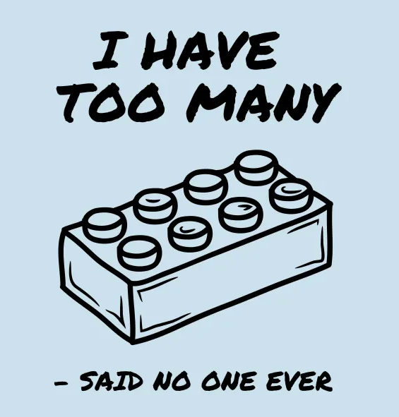 4" LEGO Decals - Pack of 100 - Assorted Mix